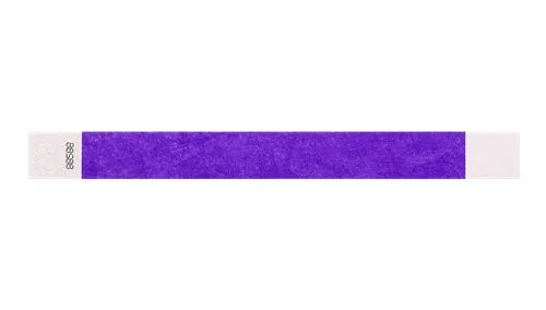 1” Tyvek® Wristbands - Solid Colors