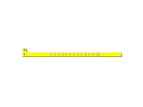 1/2" Plastic Wristbands - Yellow (100ct)