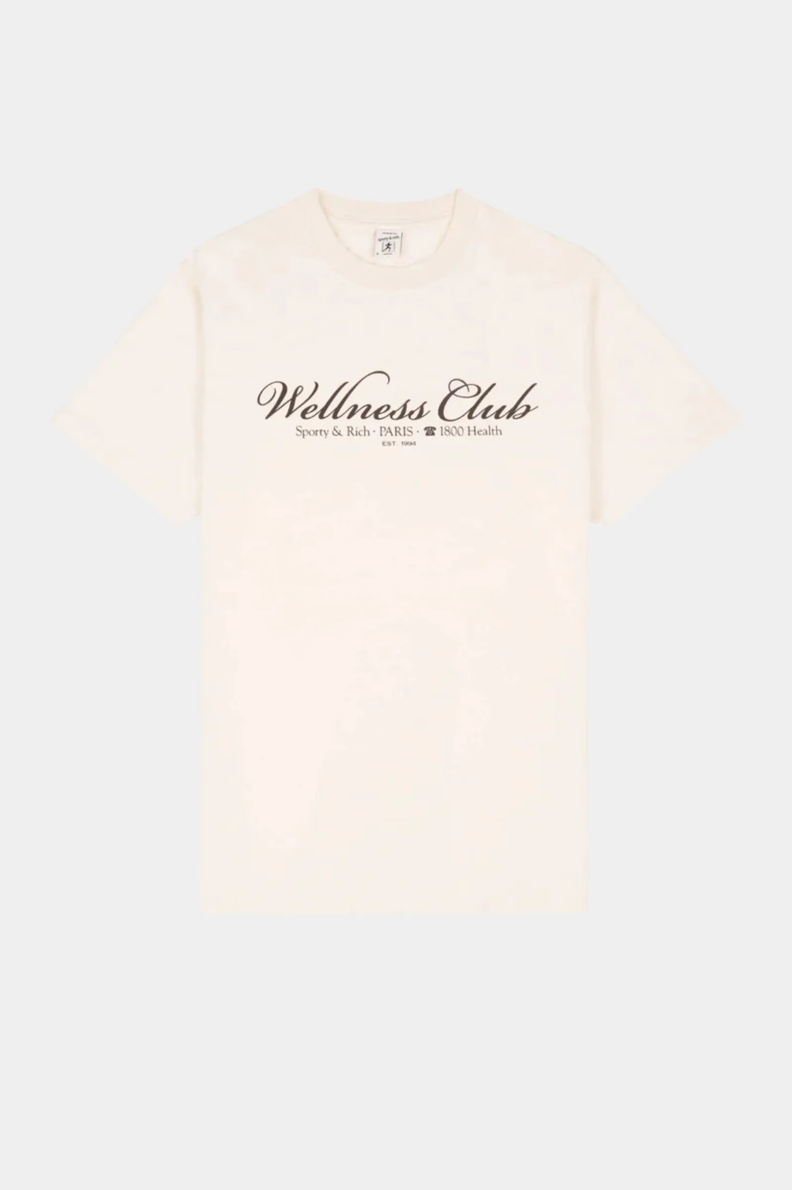 1800 HEALTH T-SHIRT CREAM/CHOCOLATE