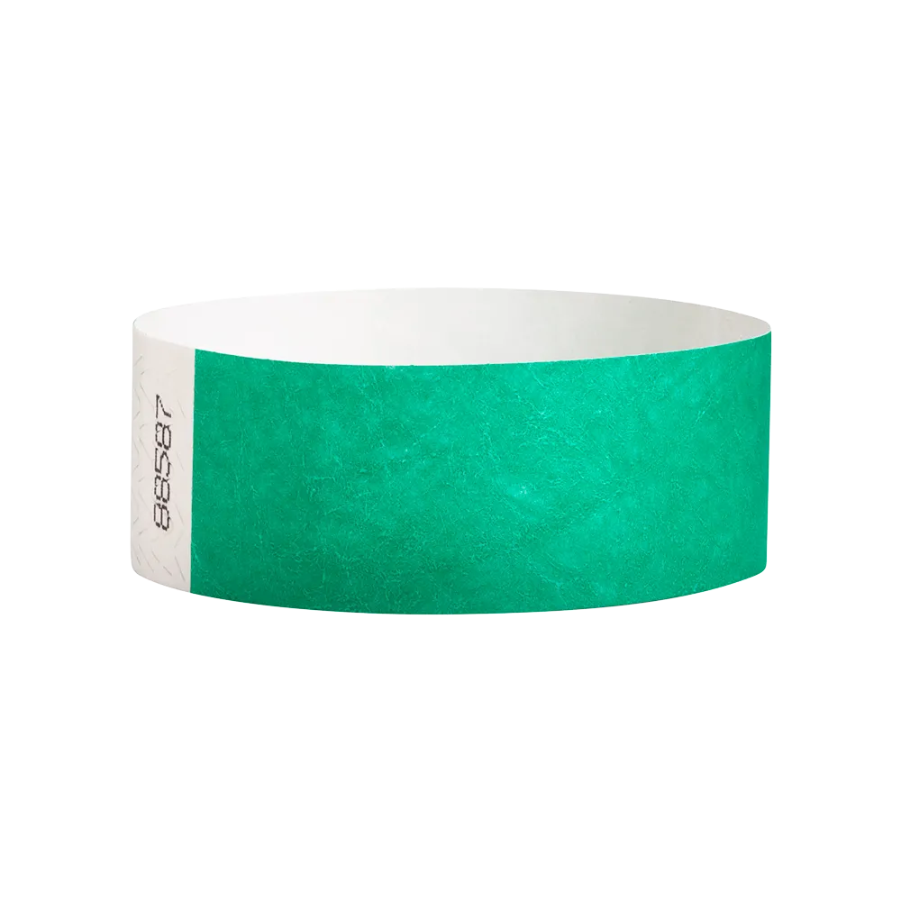1" Tyvek Alternative Solid Color Wristbands