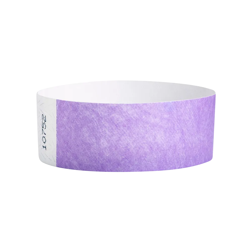 1" Tyvek Alternative Solid Color Wristbands