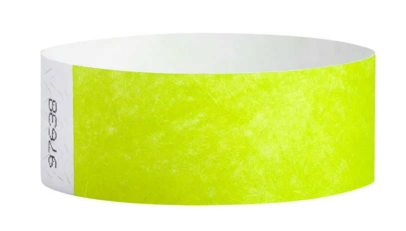 1" Tyvek Alternative Solid Color Wristbands