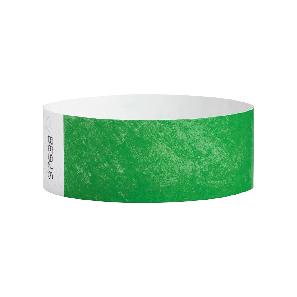 1" Tyvek Alternative Solid Color Wristbands