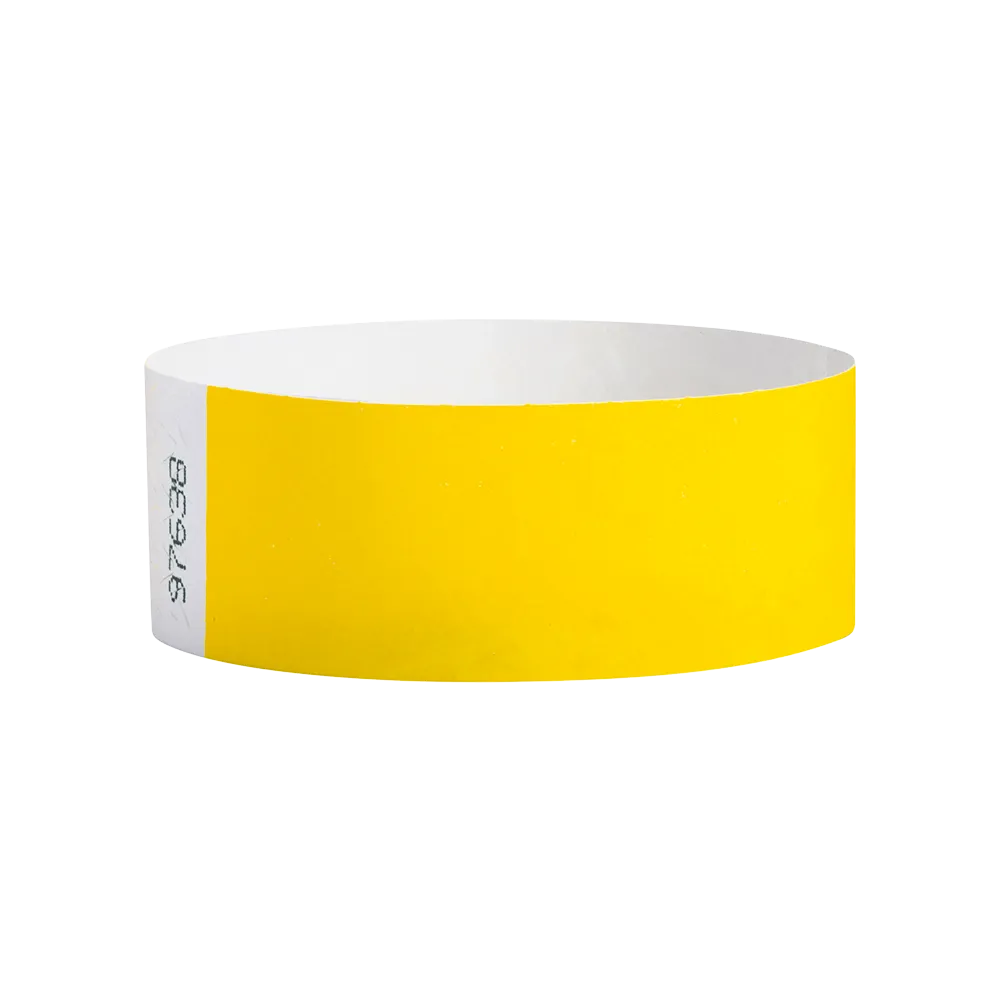 1" Tyvek Alternative Solid Color Wristbands