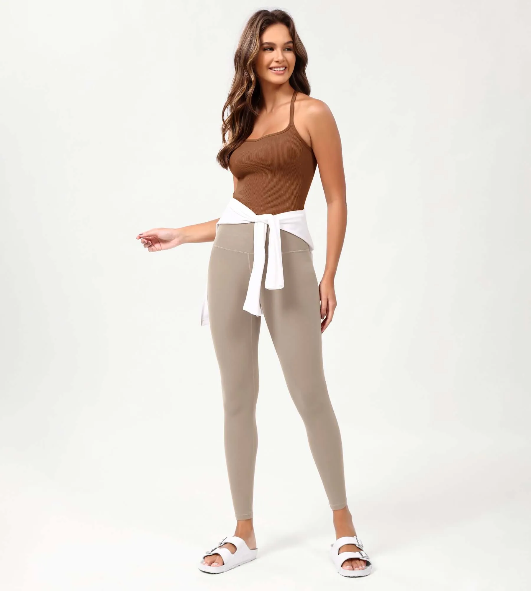 3-Pack Seamless Sweetheart Neck Crop Tank Tops