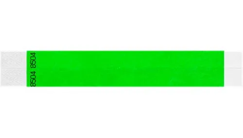 3/4” Tyvek® Wristbands - Duplicate Numbers