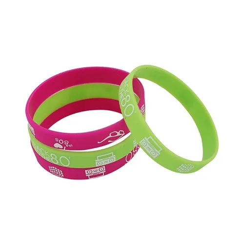 80's Wristbands - Rubber