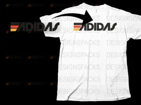 Adidas Classic Retro Logo Design Png Digital Download