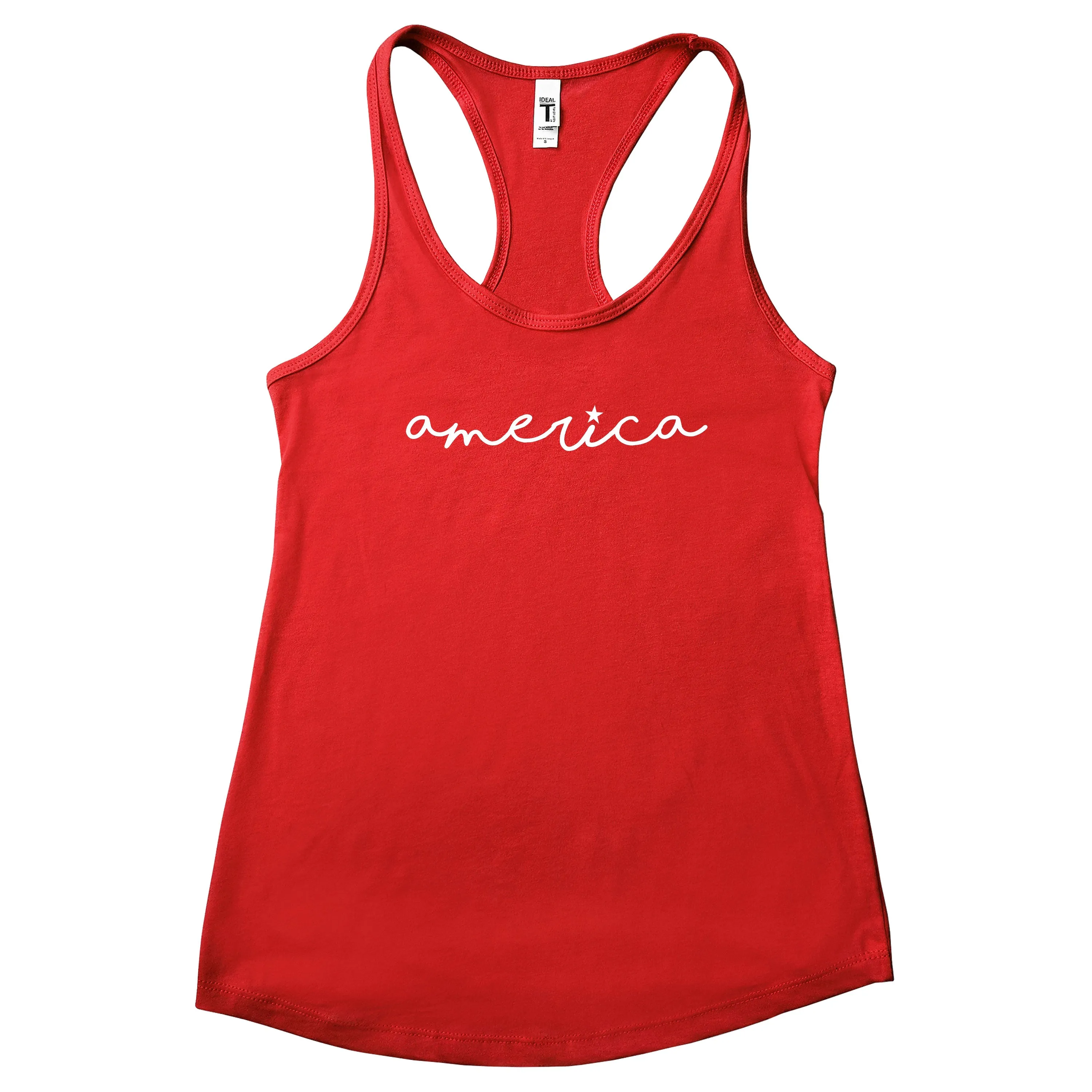 America with Star I Tank Top