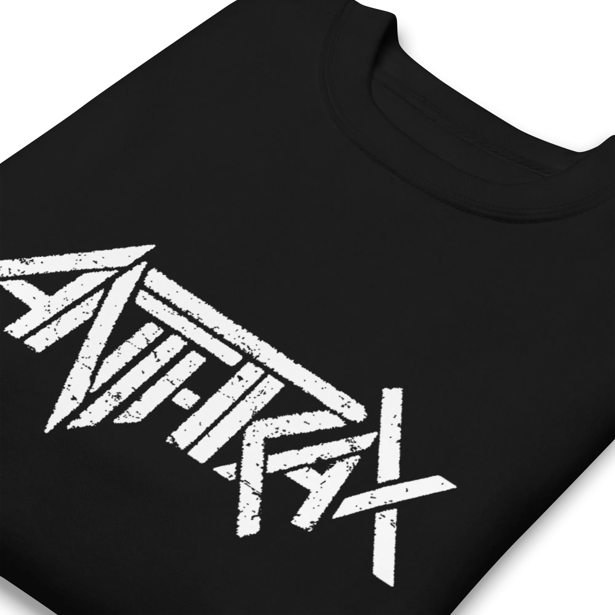 Anthrax - White Core Logo Sweatshirt