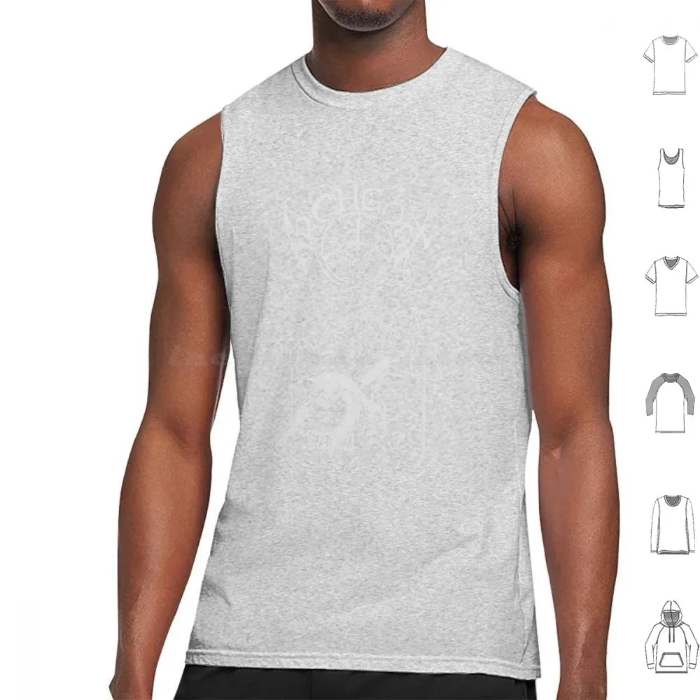 Archgoat Band Print Cotton Tank Top – Men's Casual Metal Apparel for Spring & Summer