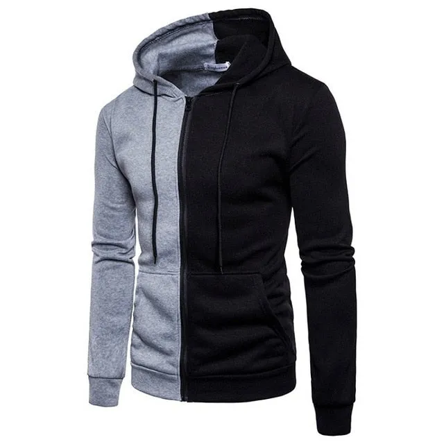 ASALI New Brand Winter Thick Warm Fleece Zipper Coat for Mens