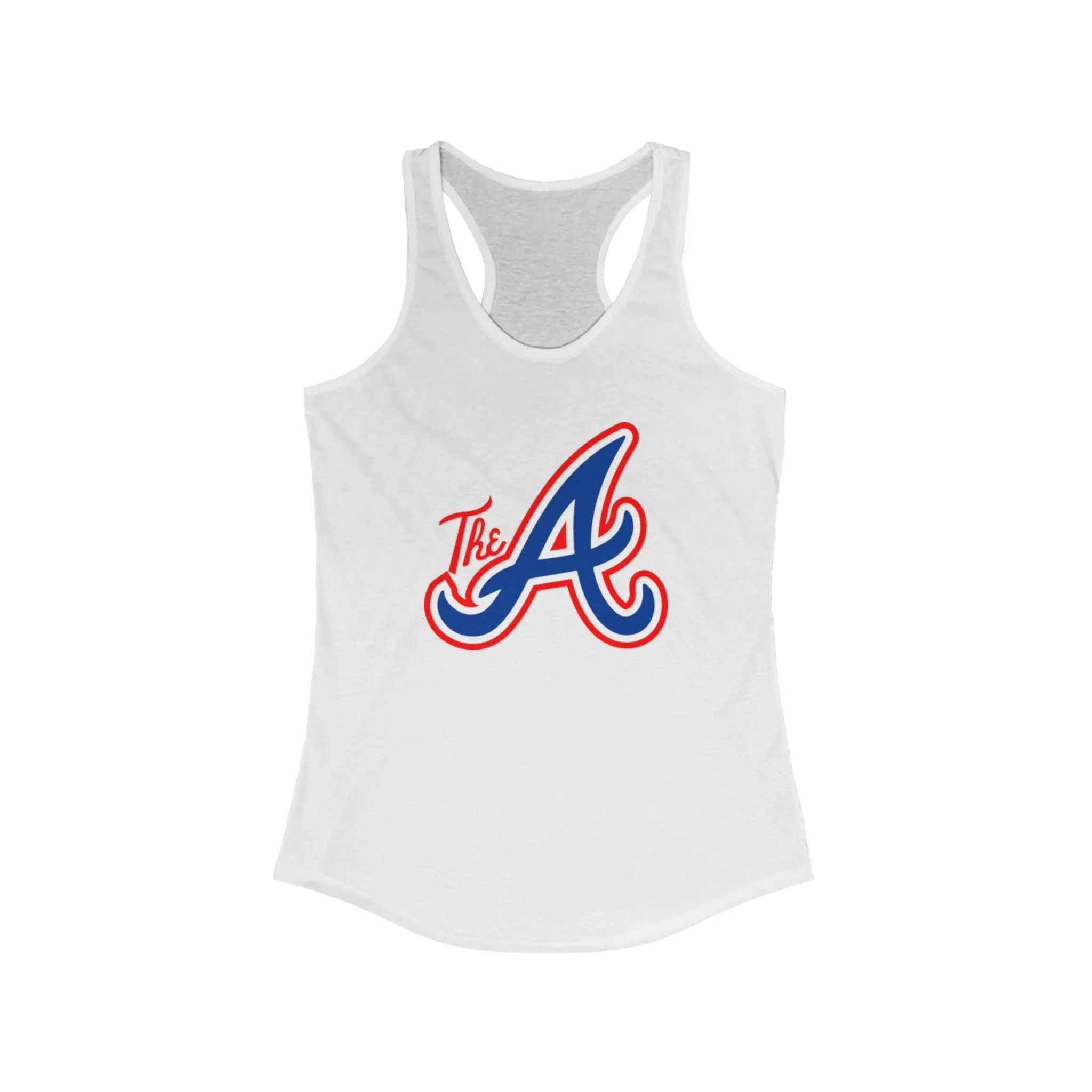 Atlanta Braves: Fan Apparel - Game Day Style - Women's Braves Racerback Tank Top