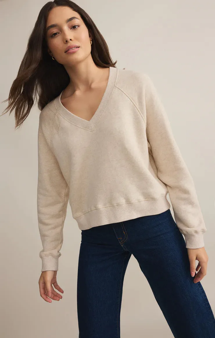Avenue V-neck Sweatshirt