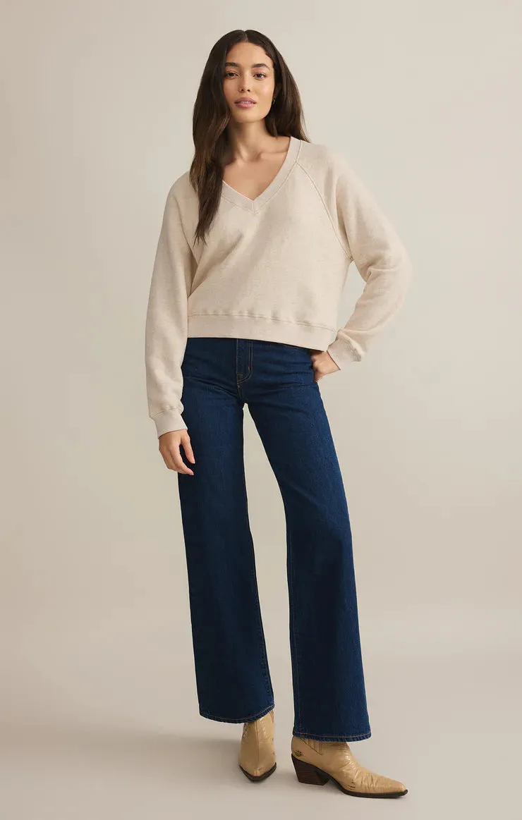 Avenue V-neck Sweatshirt