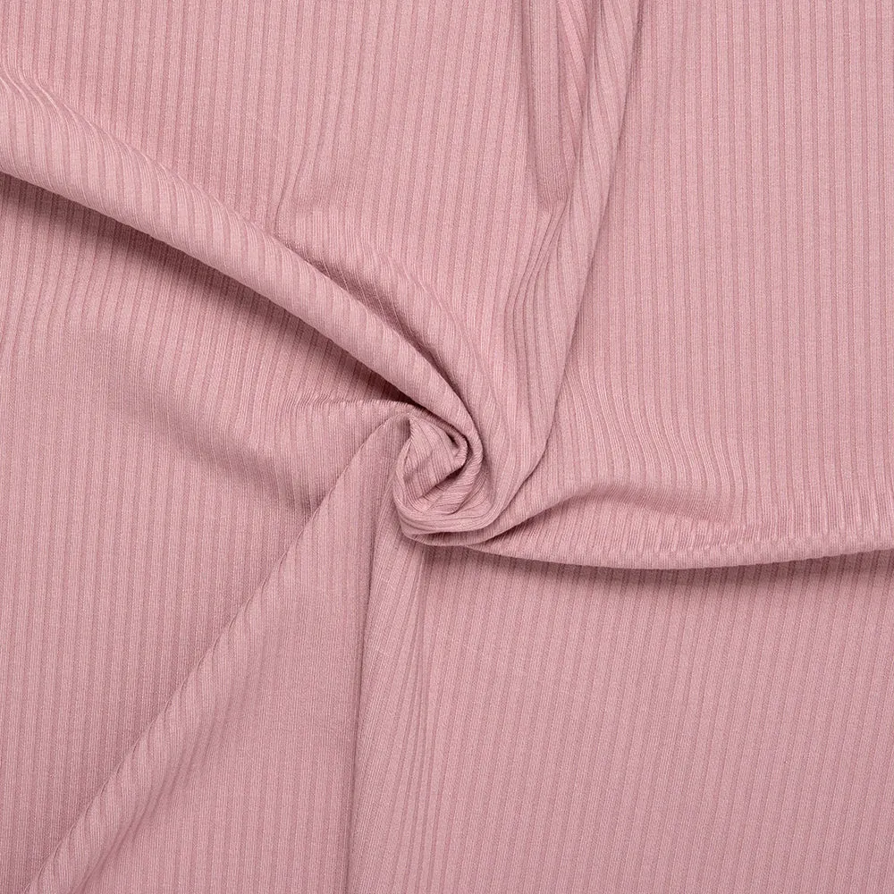BAMBOO Rib - Dusty pink