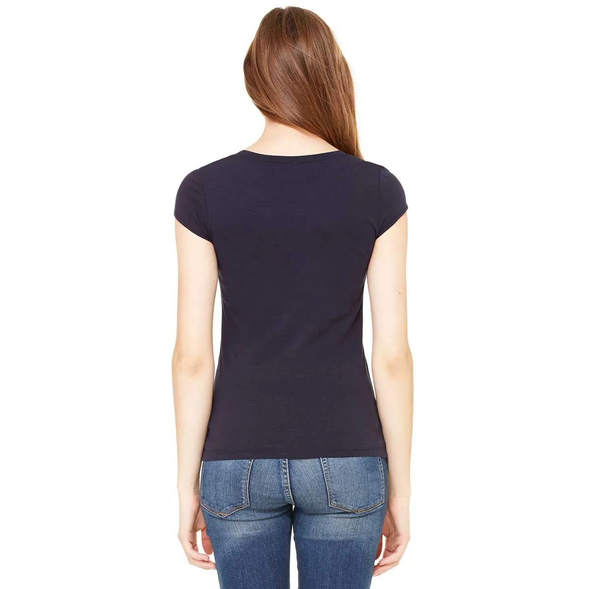 Bella   Canvas Women's Midnight Sheer Jersey Short-Sleeve T-Shirt