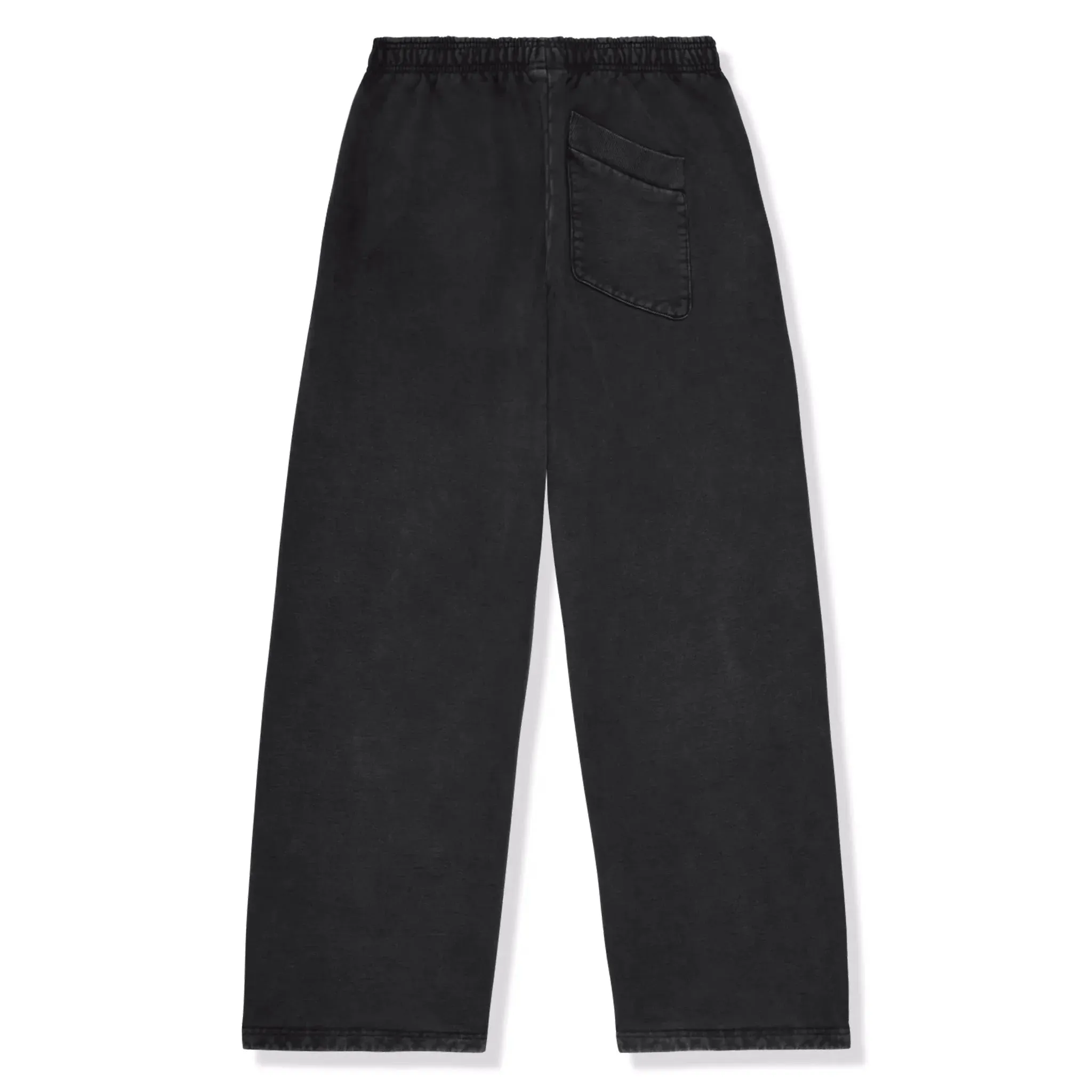 Broken Planet Basics Wide Leg Washed Midnight Black Sweatpants