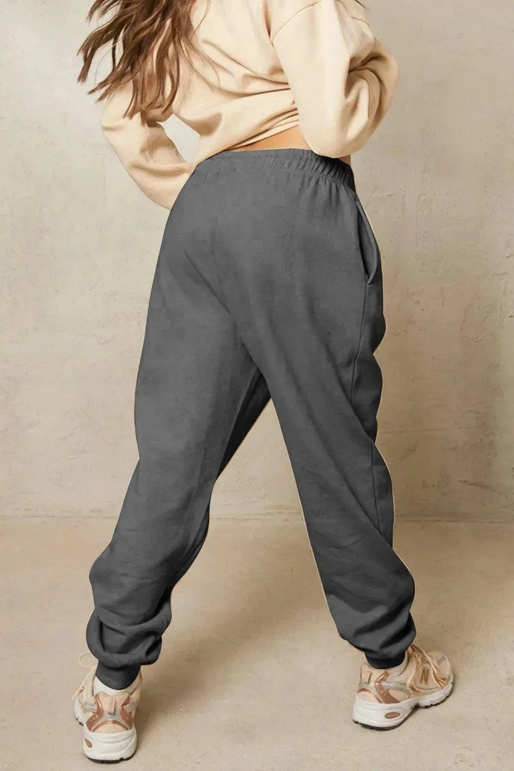 Casual Skeleton Graphic Full-Length Sweatpants