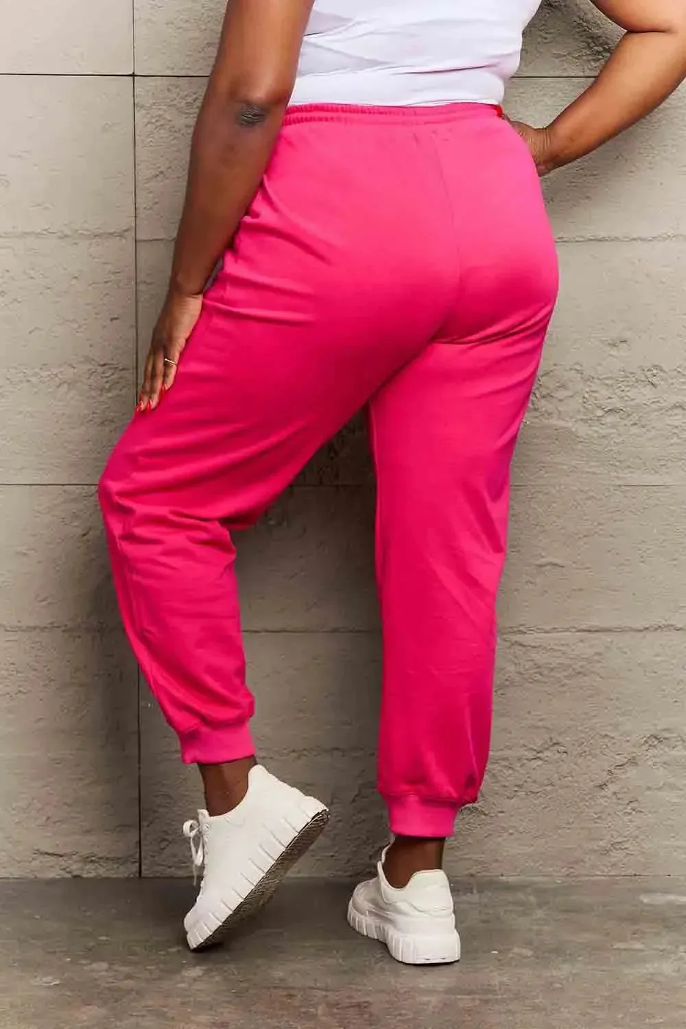 Chic Pink Graphic Sweatpants for Everyday Comfort