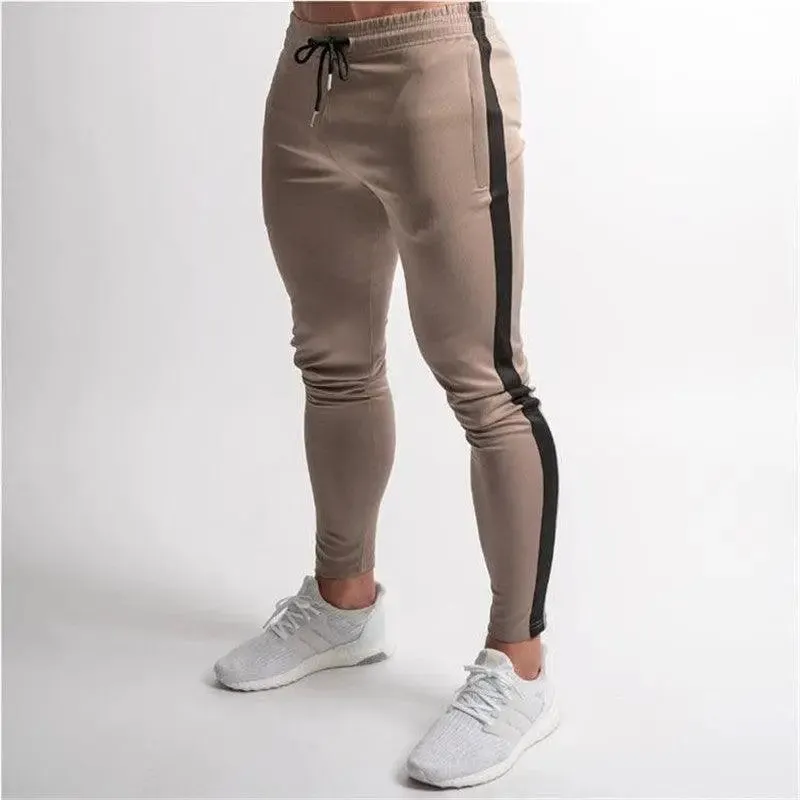 Colorblock casual sweatpants men
