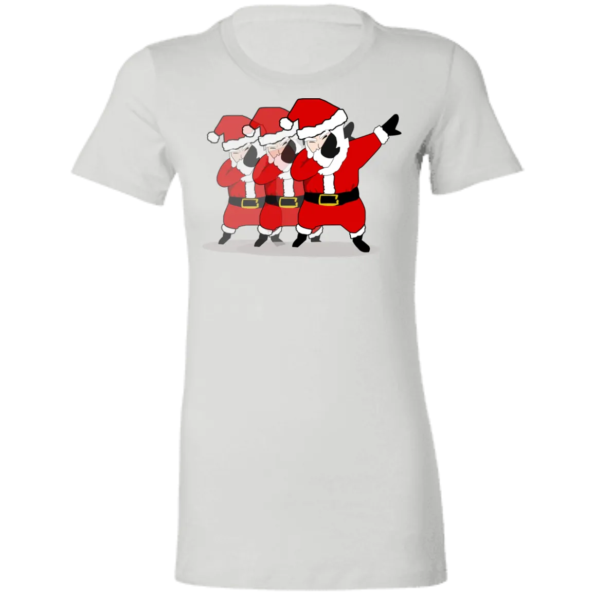 Cool Awesome Dabbing Santa Ladies'  T-Shirt