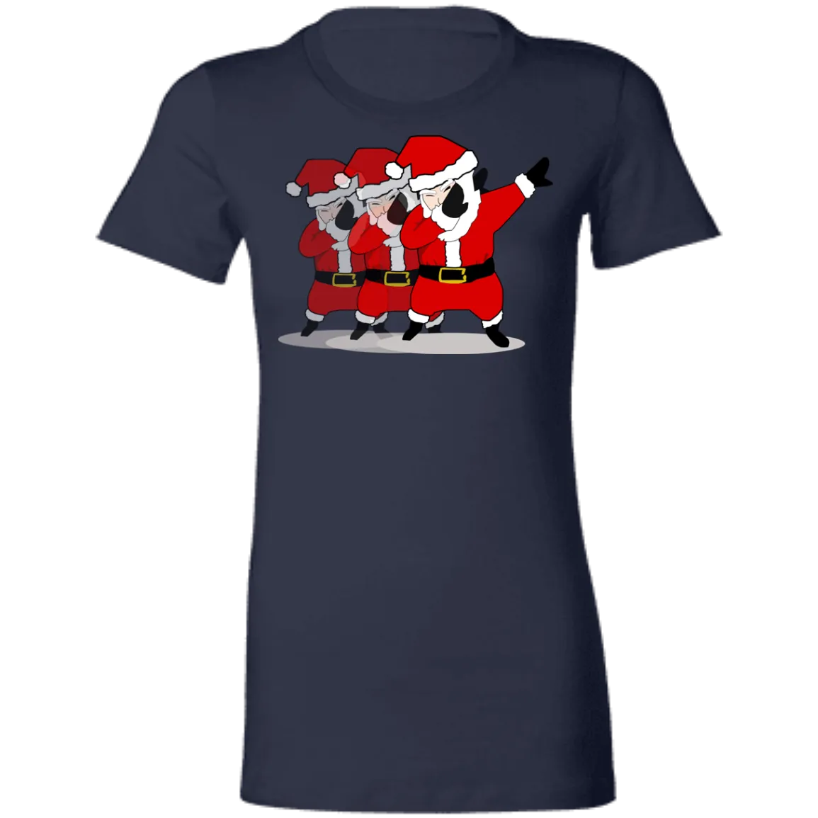 Cool Awesome Dabbing Santa Ladies'  T-Shirt