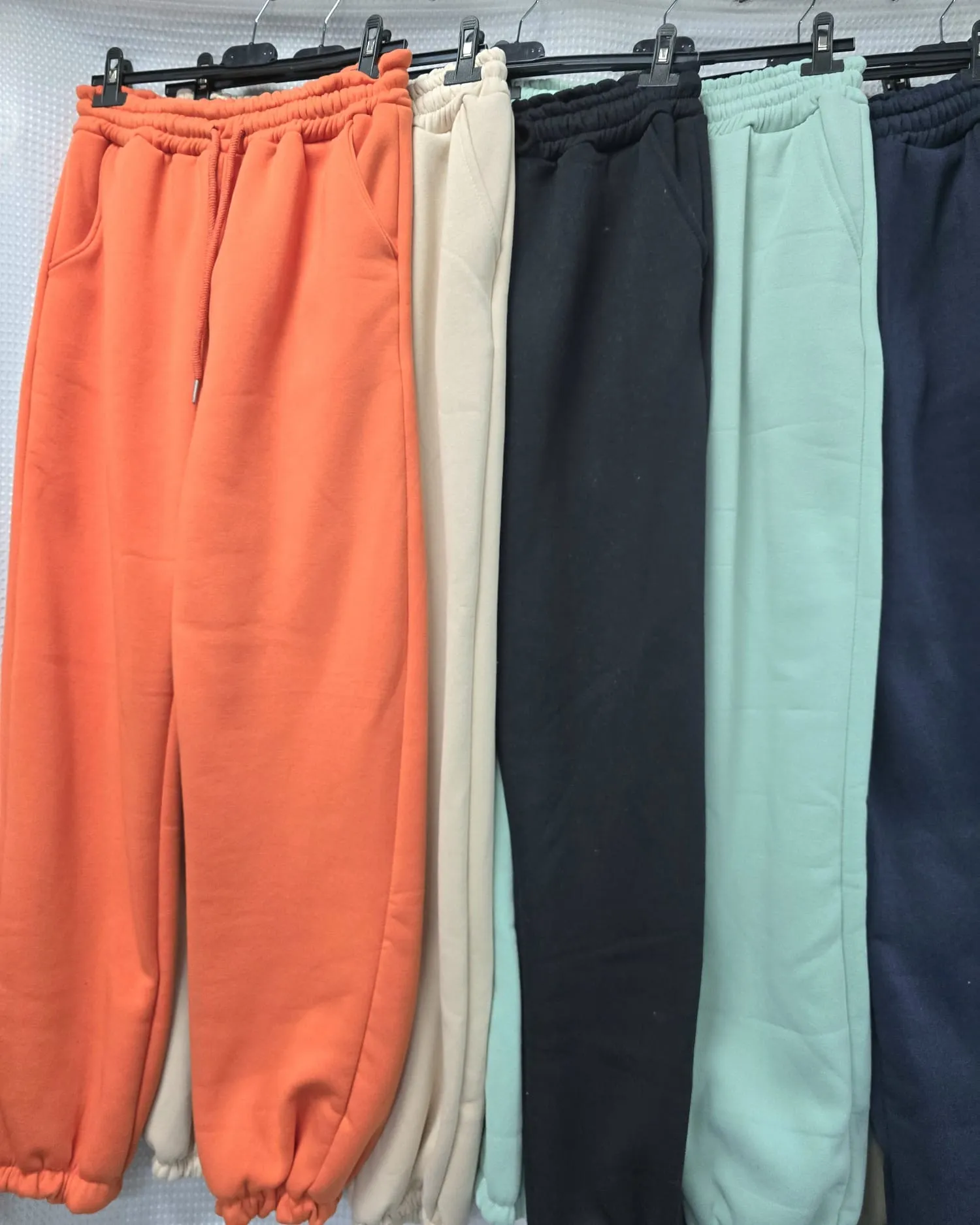 Cotton Heavy Quality Stretch Waist Jogging Bottom Trousers – One Size (UK 8-18)
