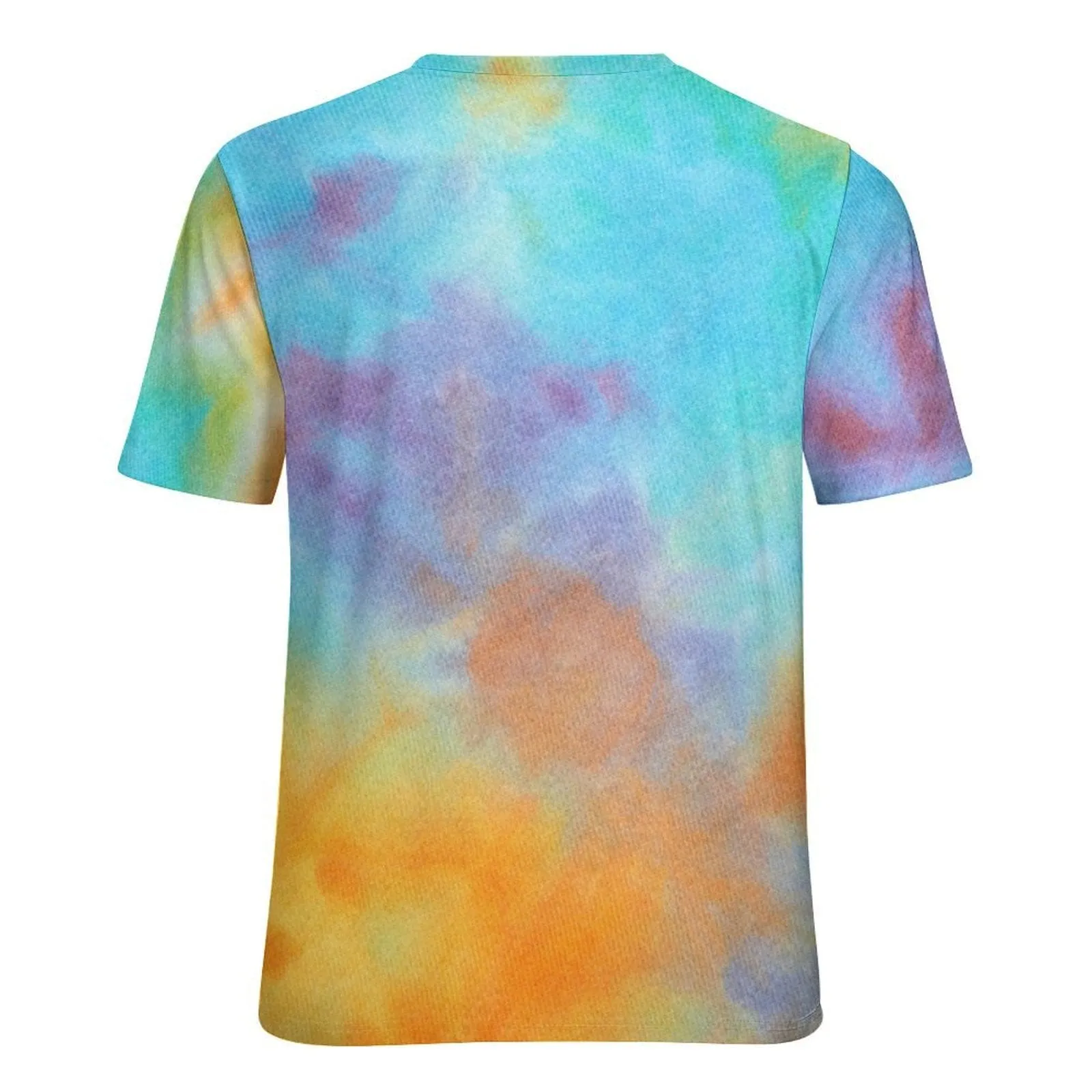 Custom Big Face Tie Dye Classic Women's T-shirt Personalized Women's All Over Print T-shirt