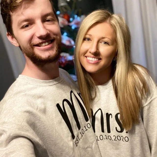 Custom Christmas Mr and Mrs Couple Pajamas