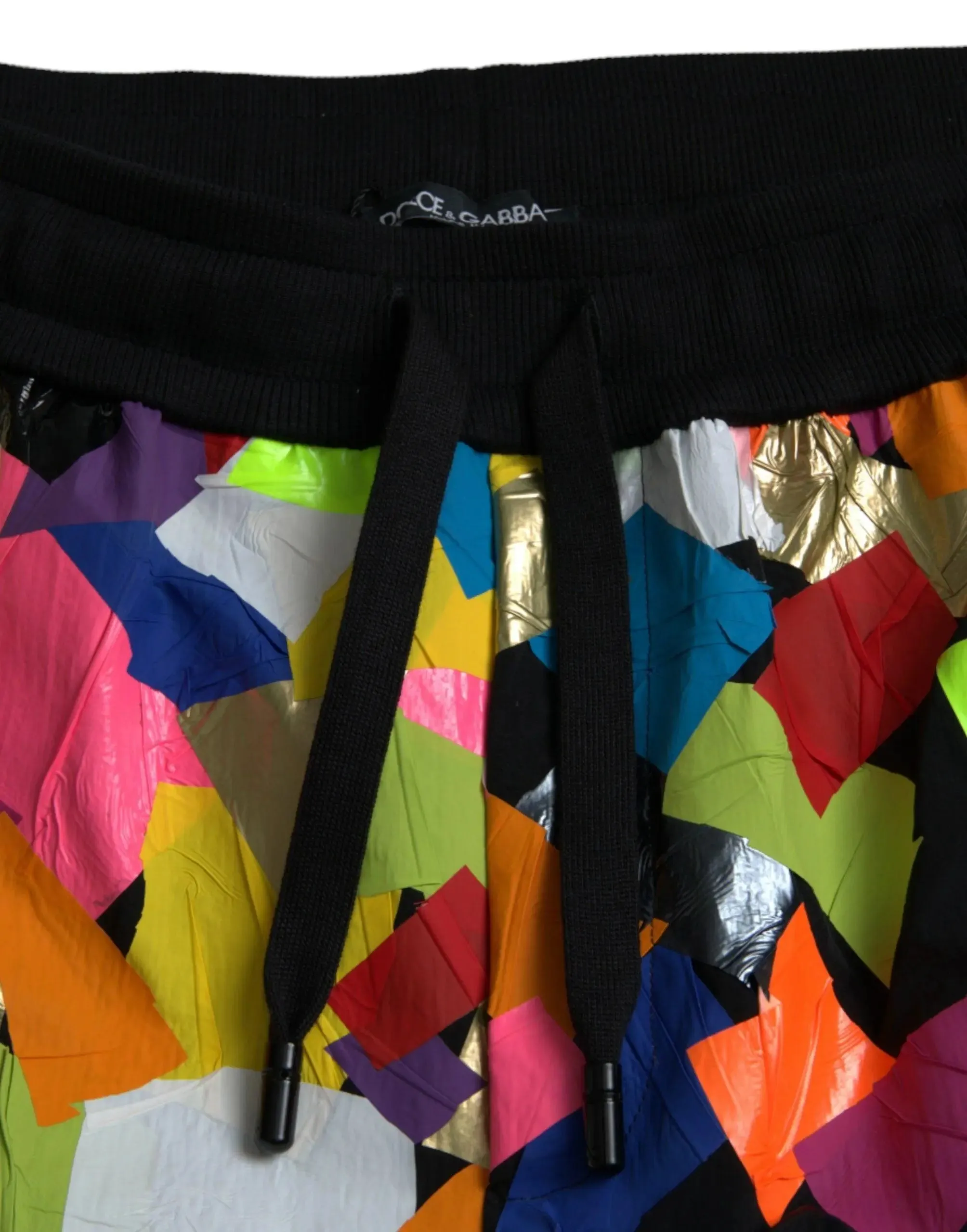 Dolce & Gabbana Nylon Print Jogger Pants