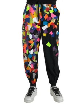 Dolce & Gabbana Nylon Print Jogger Pants