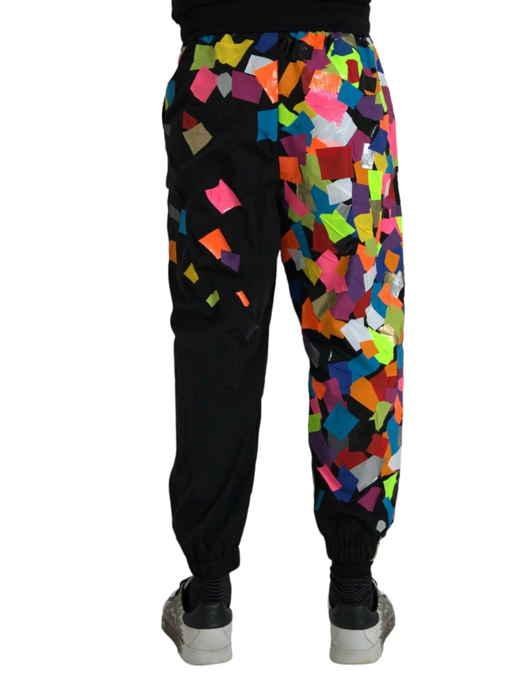 Dolce & Gabbana Nylon Print Jogger Pants