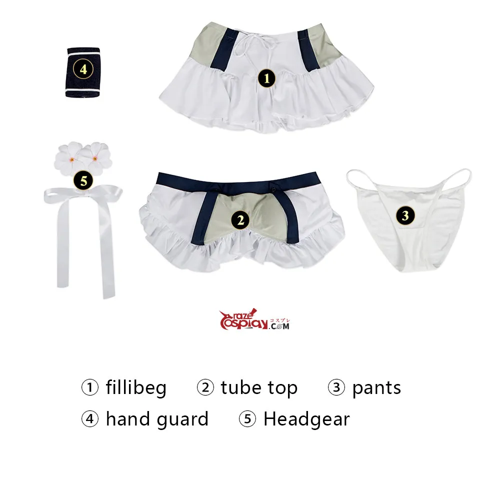 FF Tifa Lockhart Swimsuit Cosplay Costume