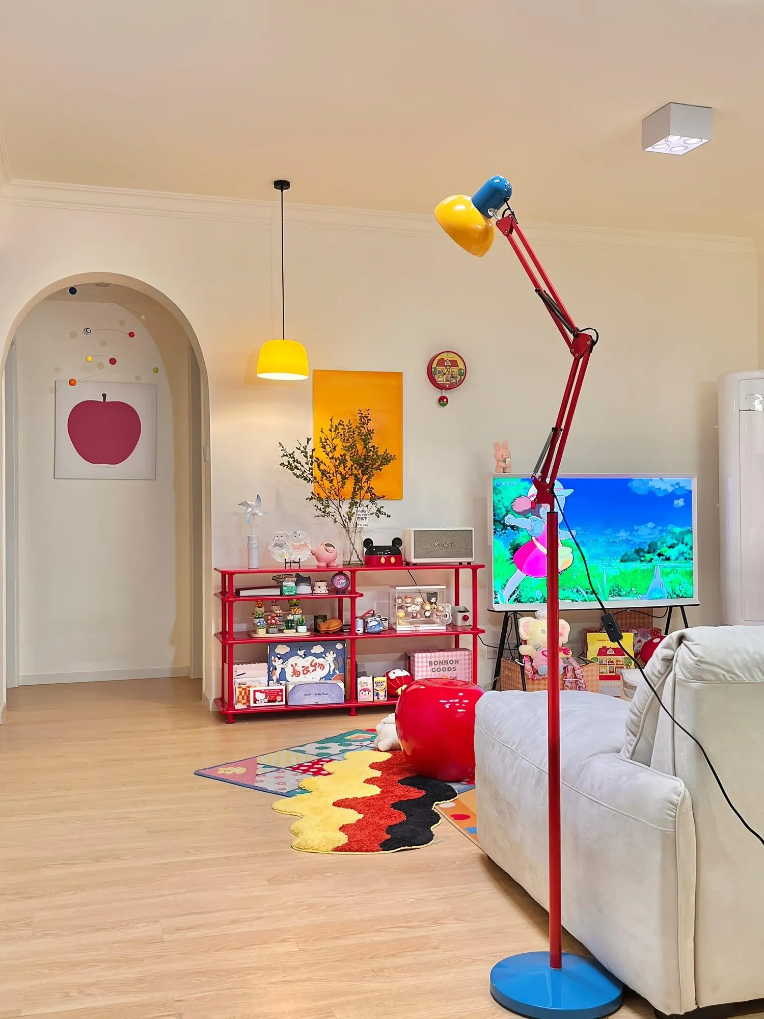Flexi Bright Floor Lamp  ∅ 11″ Flexible