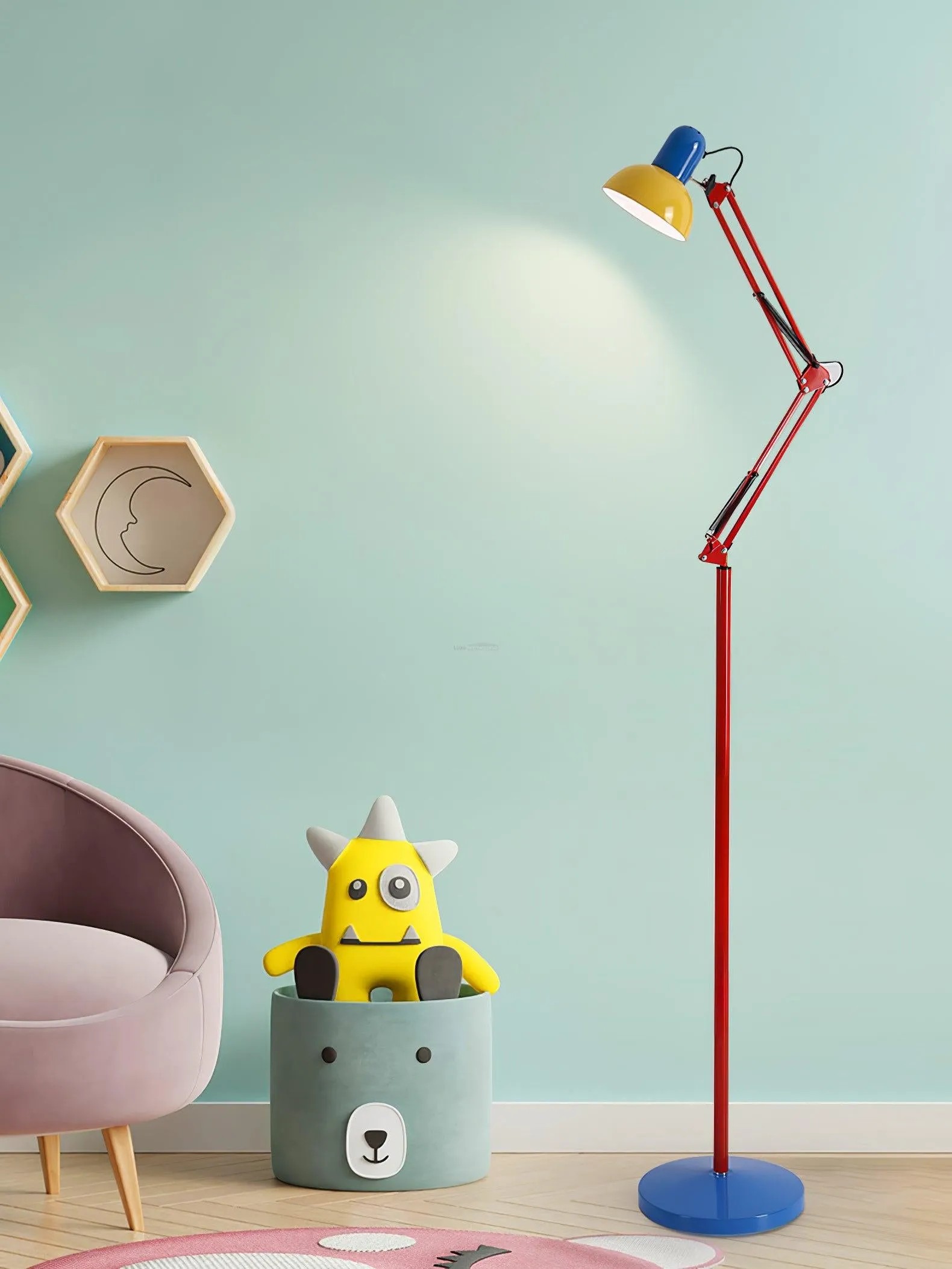 Flexi Bright Floor Lamp  ∅ 11″ Flexible