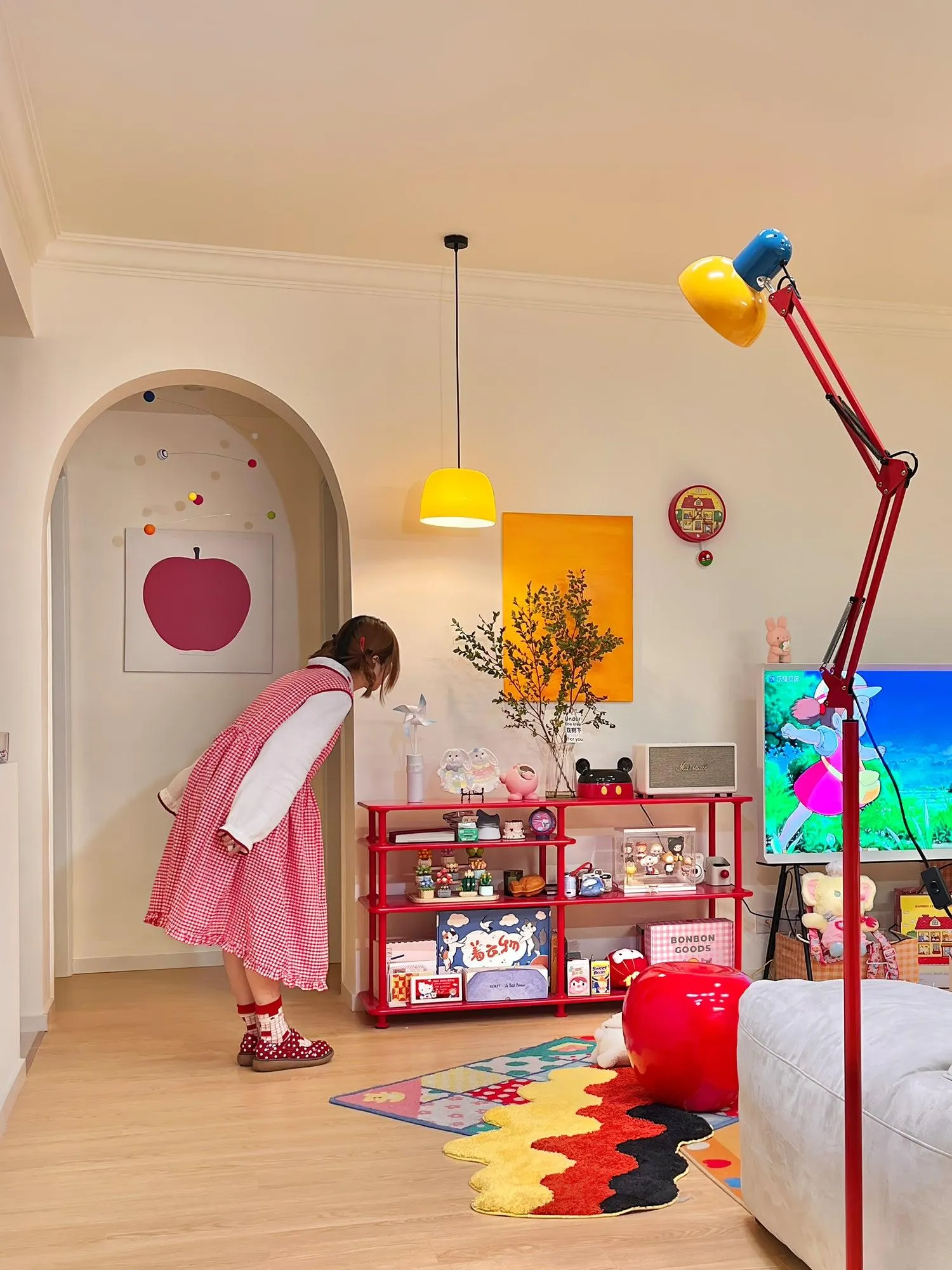 Flexi Bright Floor Lamp  ∅ 11″ Flexible
