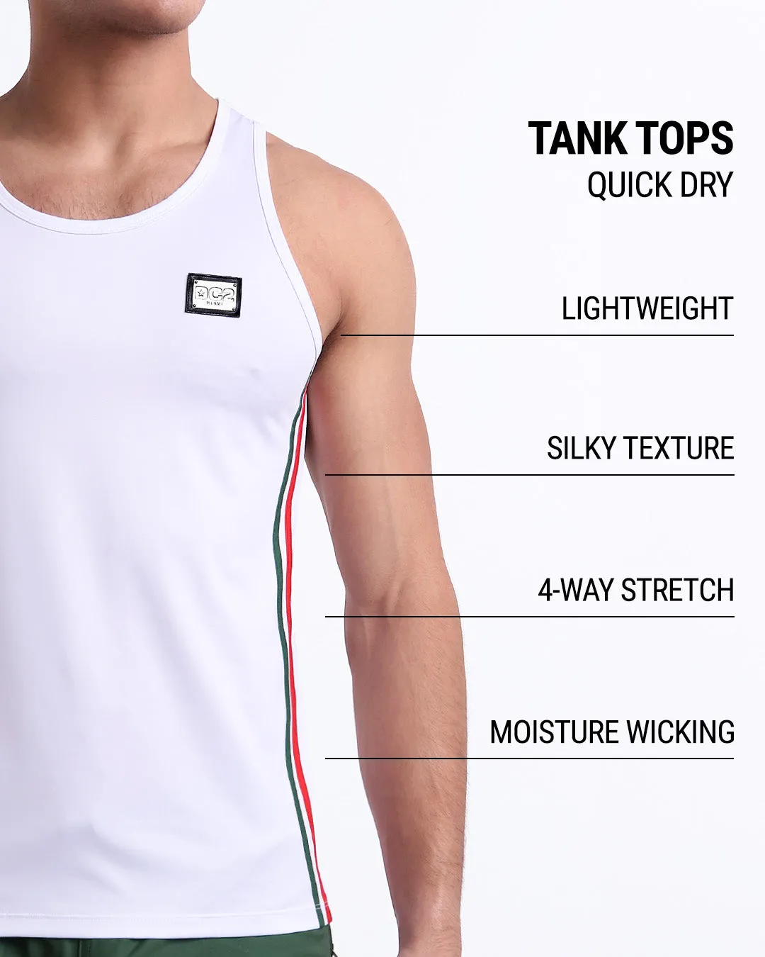 FORZA WHITE - Tank Top