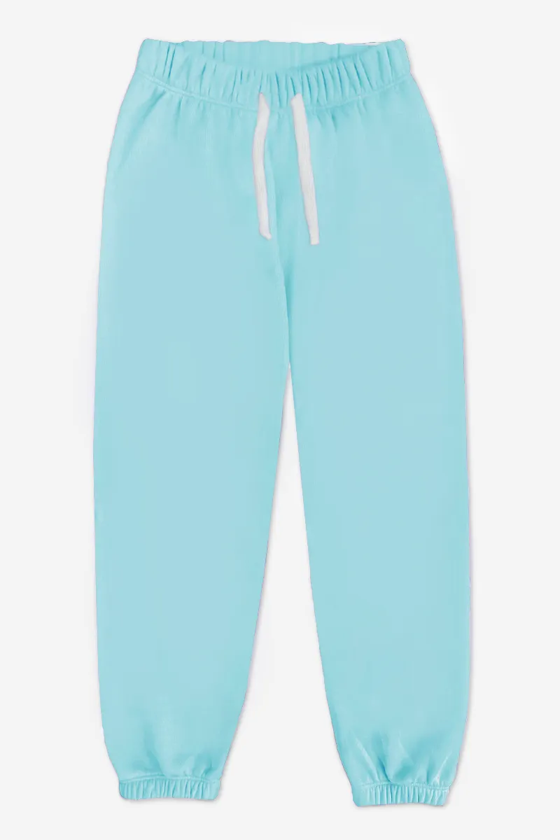 French Terry Luxe Sweatpant - Dusty Mist