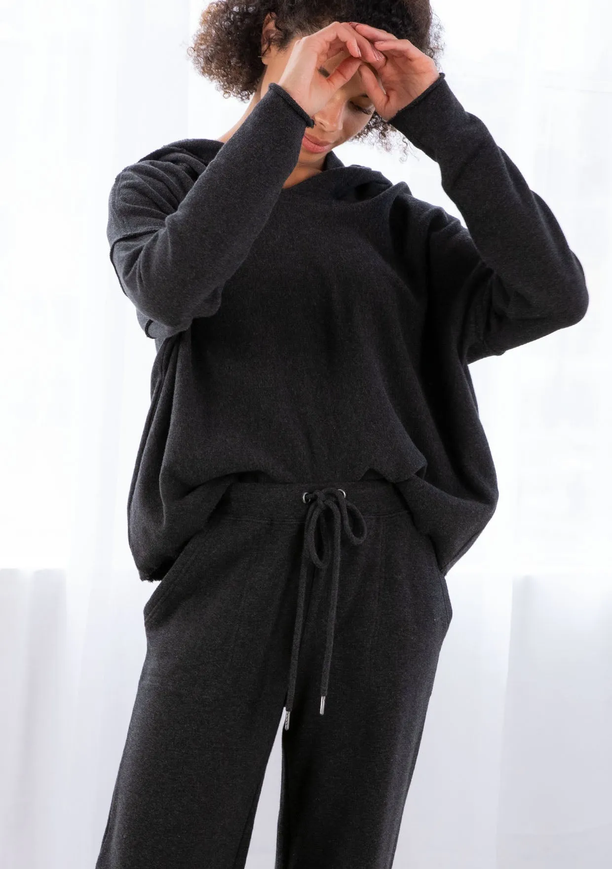 French Terry Wide Leg Sweatpants