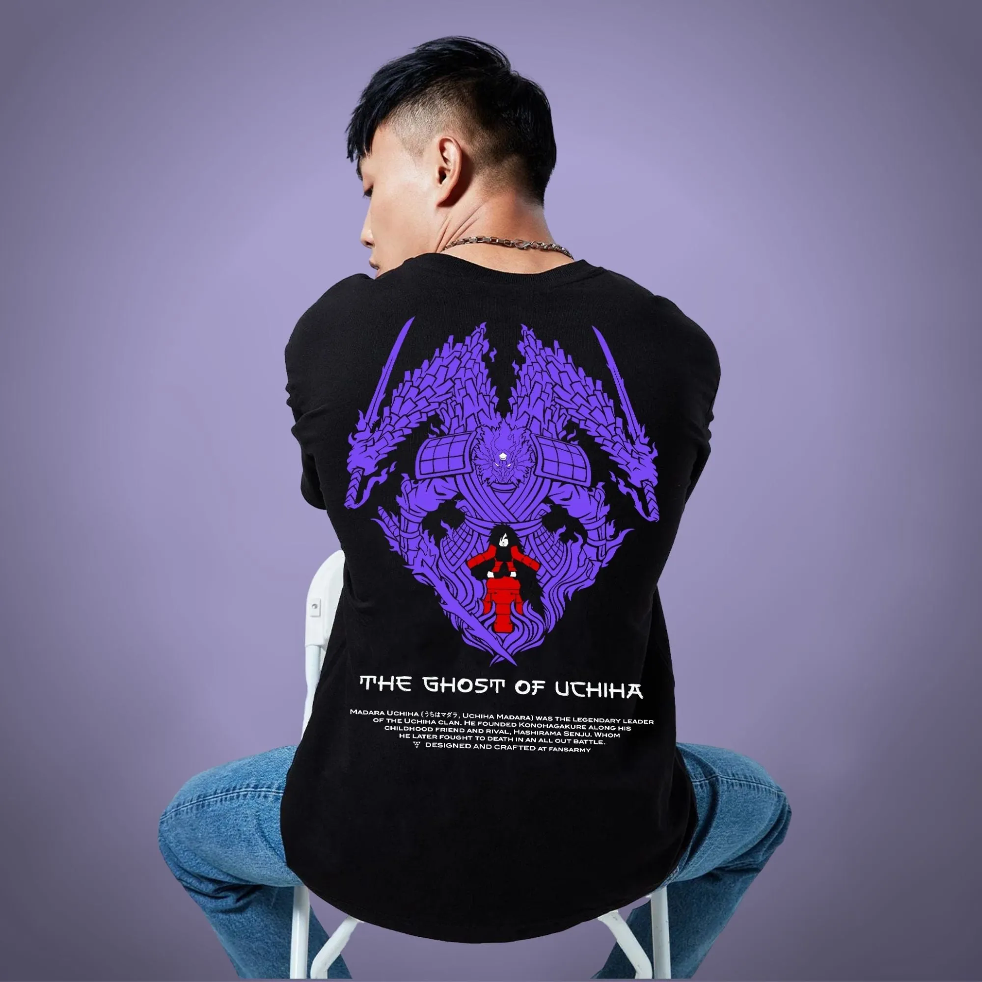 Ghost Of Uchiha Madara Oversize T-shirt
