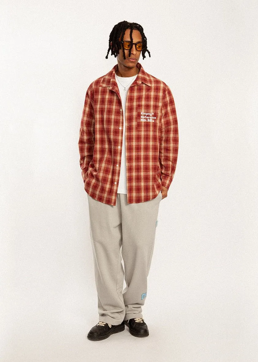 Gray Casual Fit Straight Leg Sweatpants