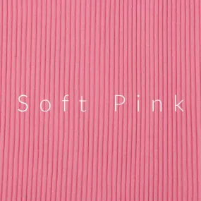 Heavy Rib 4x4 - Soft Pink