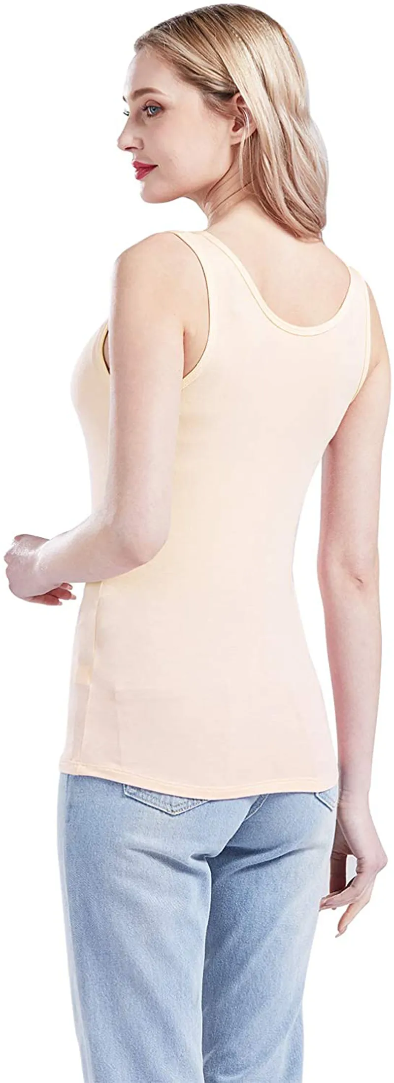 Hiaksedt Women's 2-Pack Slim-Fit Tank