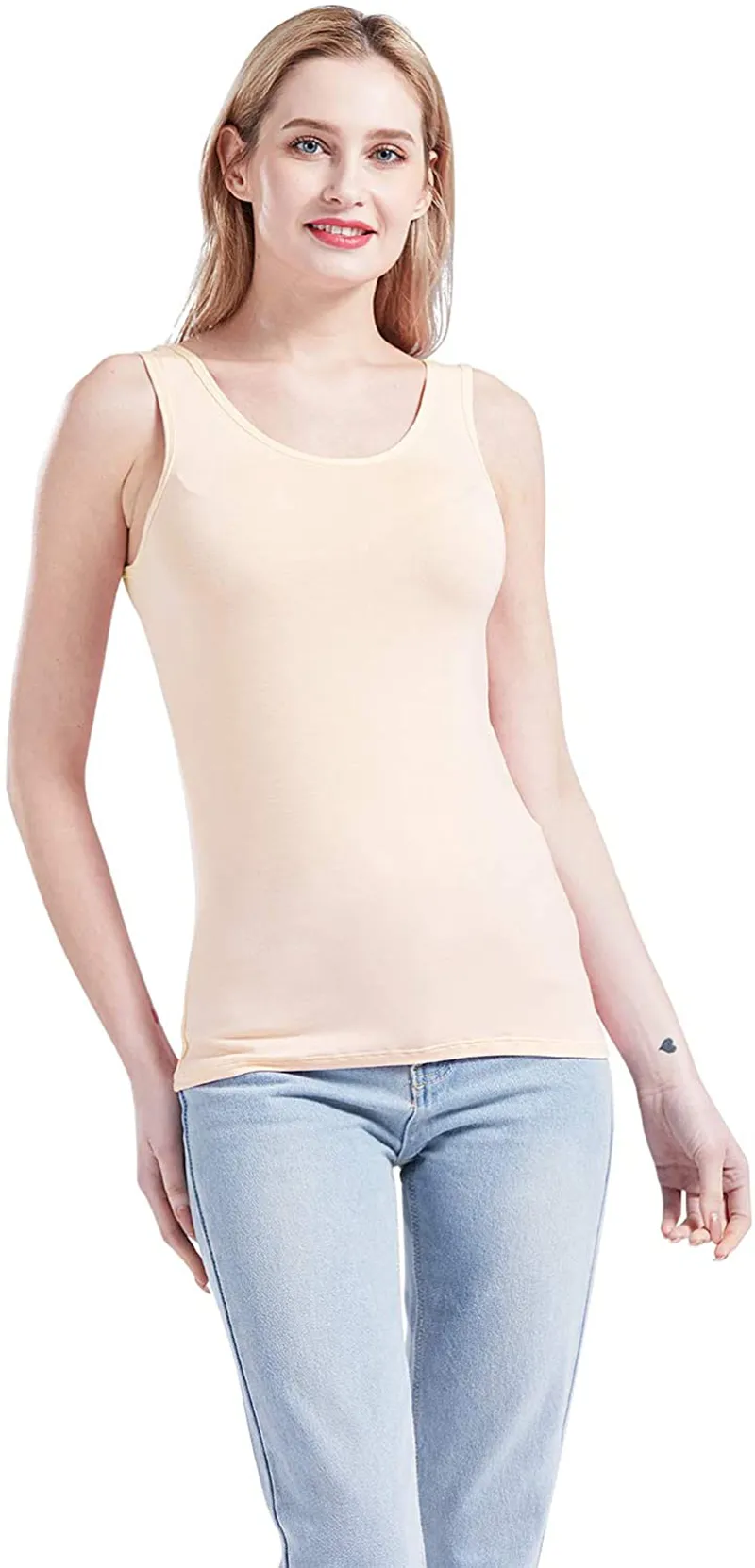 Hiaksedt Women's 2-Pack Slim-Fit Tank
