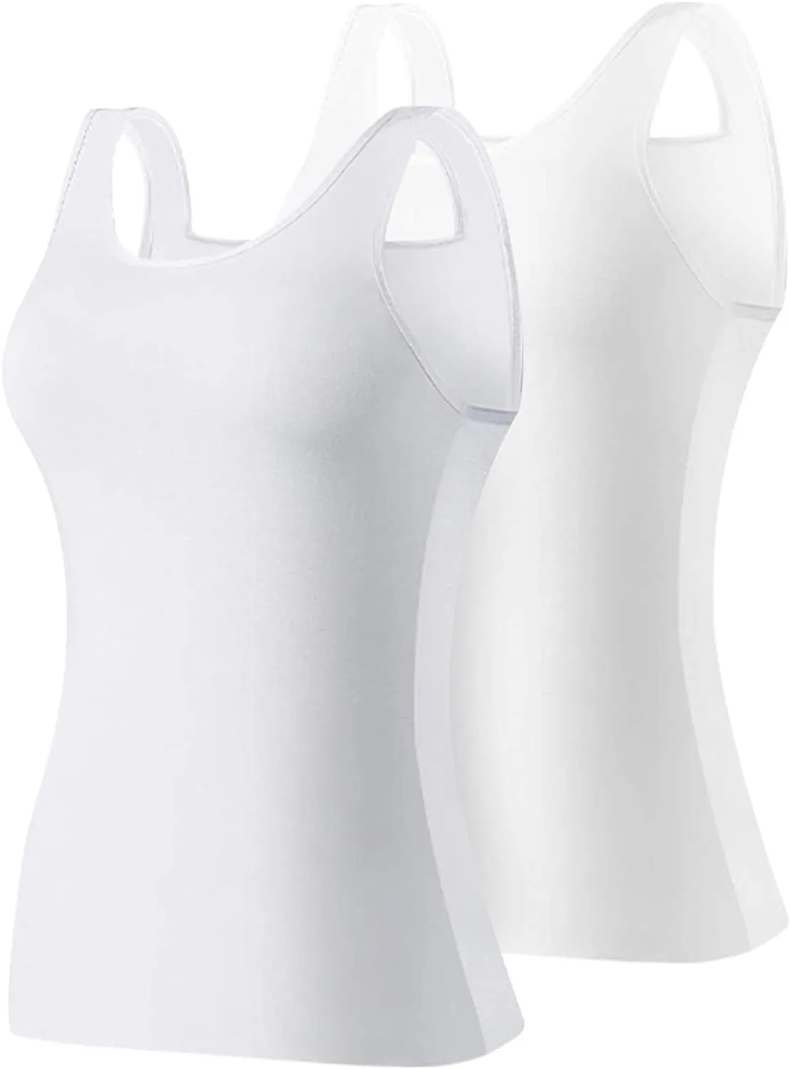 Hiaksedt Women's 2-Pack Slim-Fit Tank