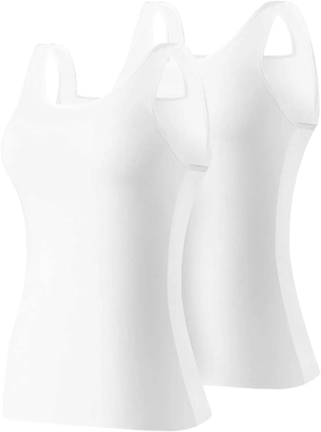 Hiaksedt Women's 2-Pack Slim-Fit Tank
