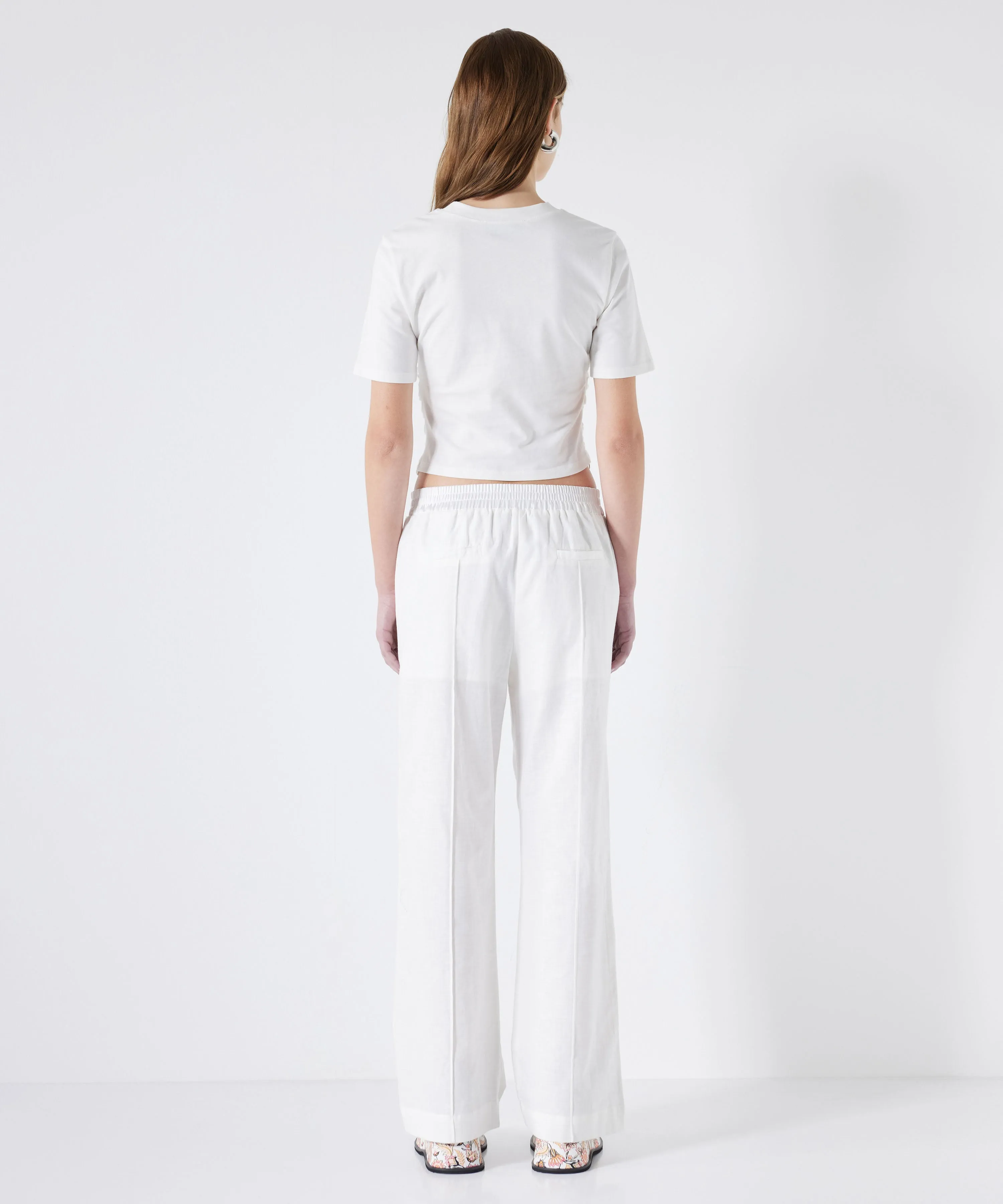 Ipekyol Draped T-Shirt White
