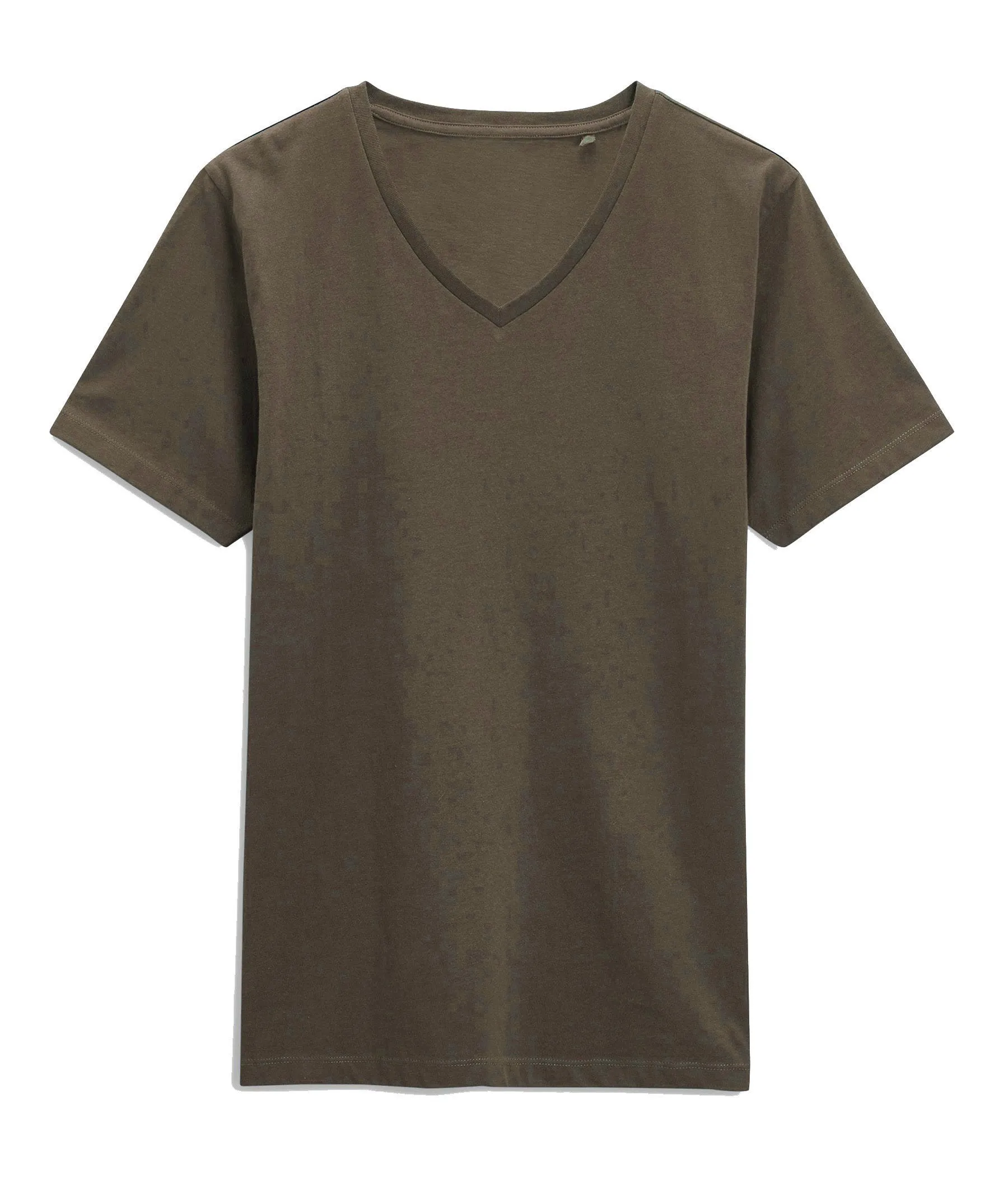 Khanomak Basic Plain Short Sleeve V Neck Mens T Shirt