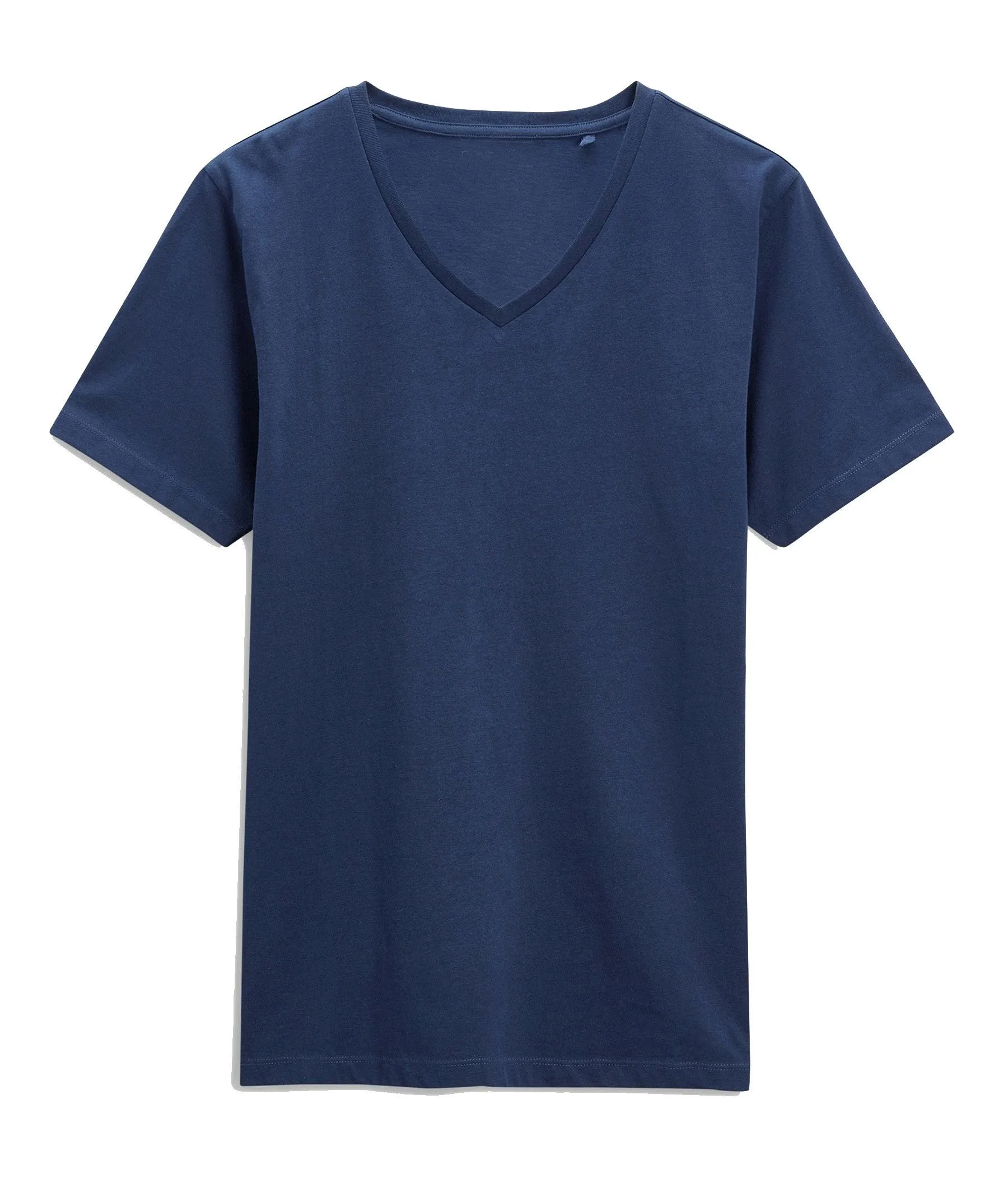 Khanomak Basic Plain Short Sleeve V Neck Mens T Shirt